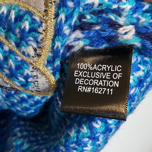 NWT Blizzard Bay Blue and White Cat Sweater - Picture 5 of 8